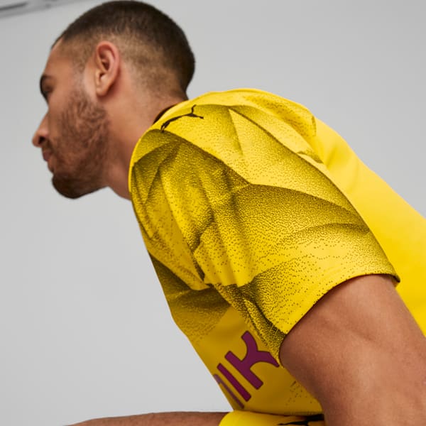 Borussia Dortmund 23/24 Men's Football Third Jersey, Cyber Yellow-PUMA Black, extralarge-IND