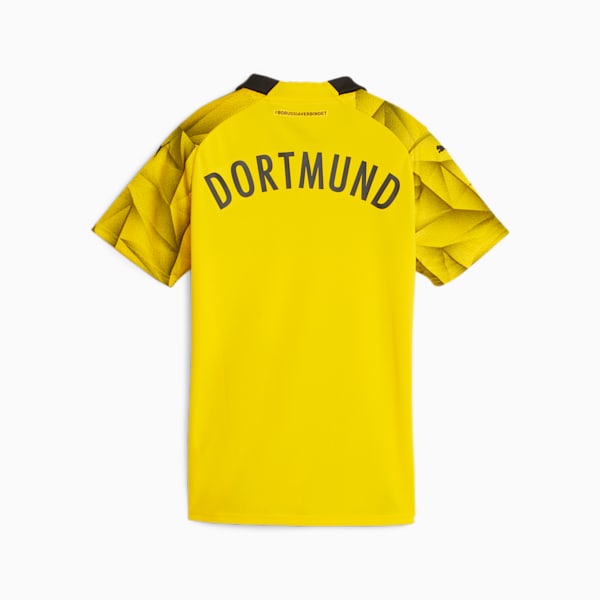 Borussia Dortmund 23/24 Third Women's Jersey T-shirt, Cyber Yellow-PUMA Black, extralarge-IND