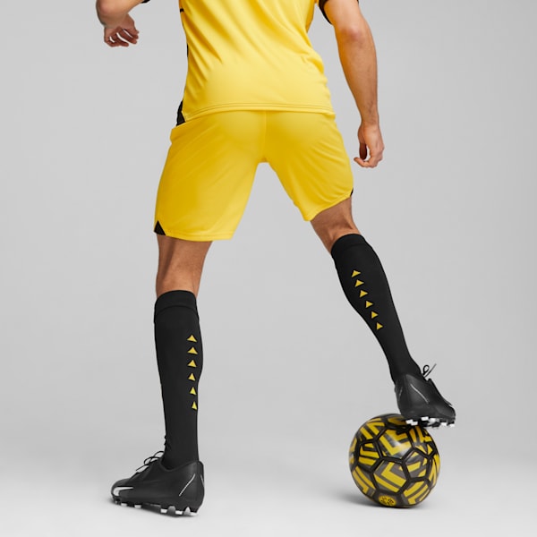 Short de soccer Borussia Dortmund Homme, Cyber Yellow-PUMA Black, extralarge