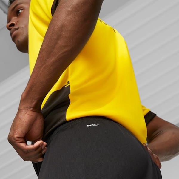 Borussia Dortmund Football Shorts, PUMA Black-Cyber Yellow