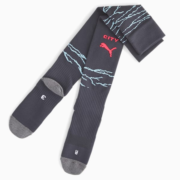 Manchester City Graphic Football Socks, Dark Navy-Hero Blue, extralarge