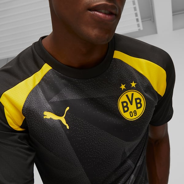 Borussia Dortmund Men's Prematch Jersey, PUMA Black-Cyber Yellow, extralarge