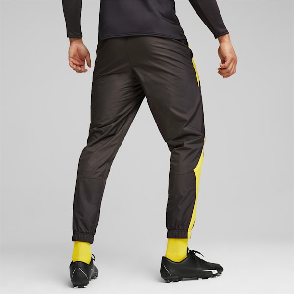 メンズ ボルシア ドルトムント プレマッチ ウーブンパンツ, PUMA Black-Cyber Yellow, extralarge-JPN