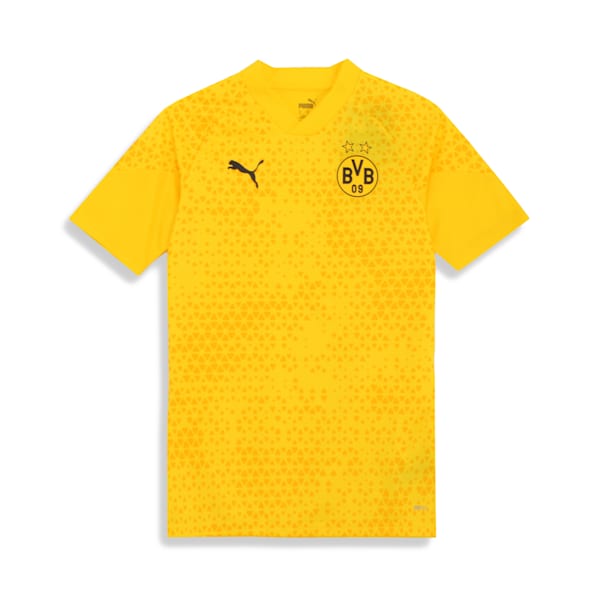 メンズ ドルトムント 2023-24 トレーニング Tシャツ, Cyber Yellow-PUMA Black, extralarge-JPN
