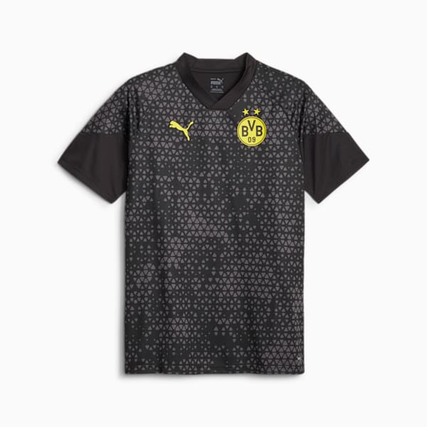 Borussia Dortmund Football Men's Training Jersey, PUMA Black-Cyber Yellow, extralarge-IDN