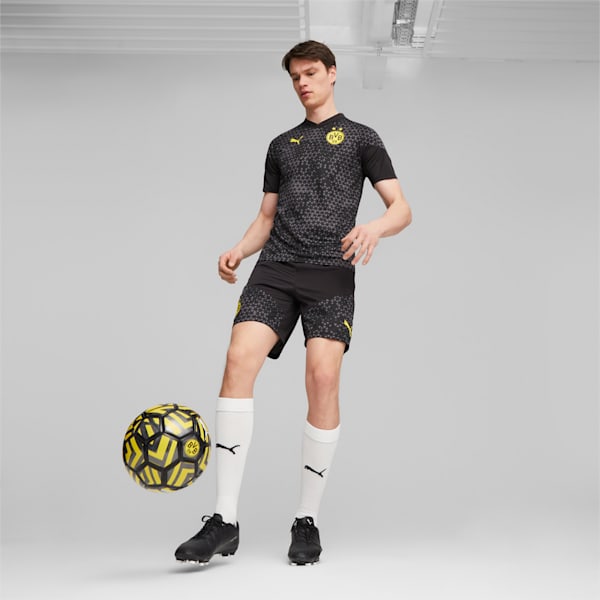 Borussia Dortmund Soccer Men's Training Jersey, Cheap Urlfreeze Jordan Outlet Czarna krótka kurtka ze sztruksu, extralarge