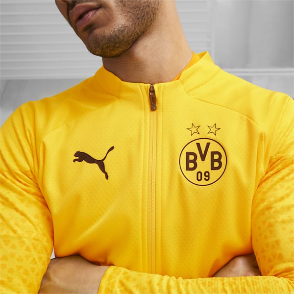 Borussia Dortmund Men's Soccer Training Jacket | PUMA