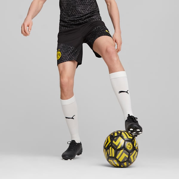 Black puma football shorts deals