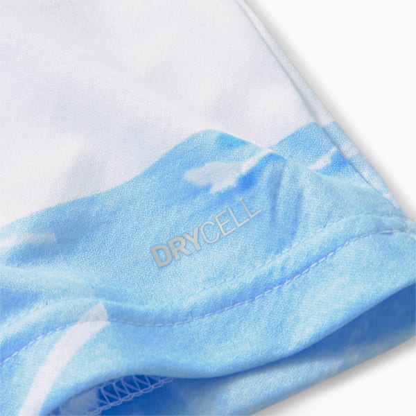 Manchester City F.C. Soccer 93:20 Anniversary Men's Jersey, Puma White-Team Light Blue, extralarge