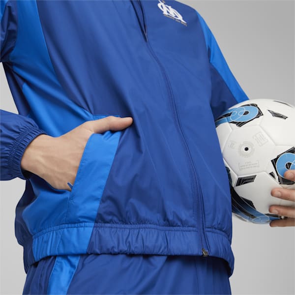 Olympique de Marseille Prematch Football Jacket, PUMA Team Royal-Clyde Royal, extralarge-GBR