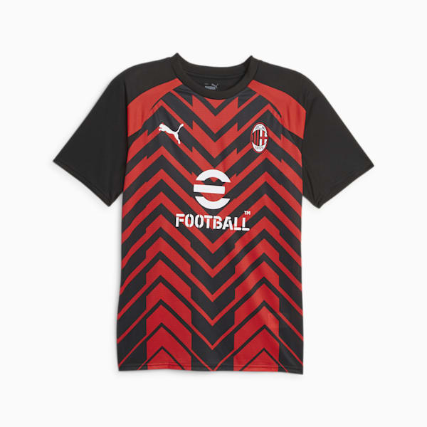 AC Milan Men's Prematch Jersey, For All Time Red-PUMA Black, extralarge