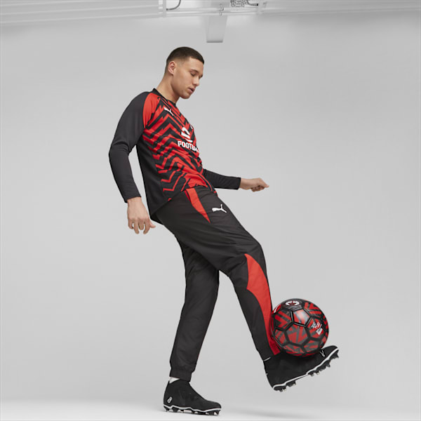 AC Milan Pre-match Sweatshirt, For All Time Red-PUMA Black, extralarge-GBR