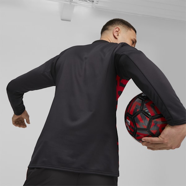 AC Milan Pre-match Sweatshirt, For All Time Red-PUMA Black, extralarge-GBR