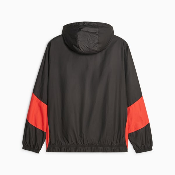 AC Milan Men's Prematch Football Jacket, PUMA Black-For All Time Red, extralarge-IND