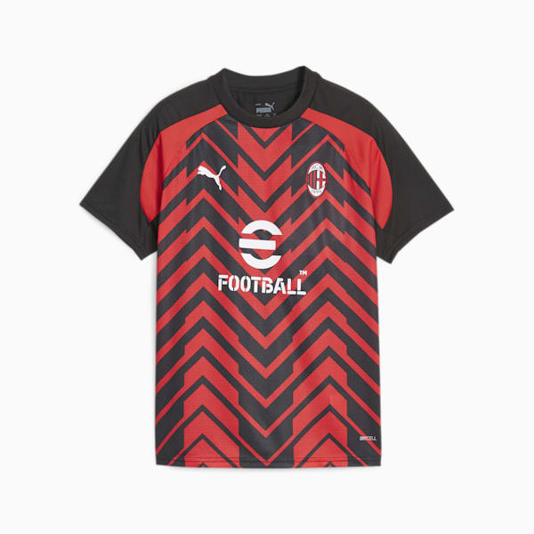 AC Milan Youth Prematch Jersey, For All Time Red-PUMA Black, extralarge-GBR