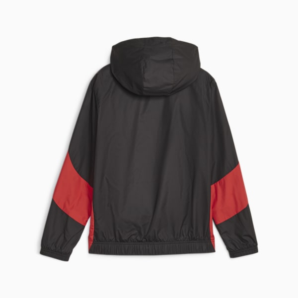 AC Milan Youth Prematch Football Jacket, PUMA Black-For All Time Red, extralarge-GBR