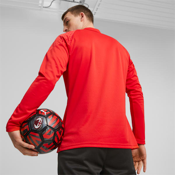 AC Milan Football Training Quarter-zip, For All Time Red-Feather Gray, extralarge-GBR