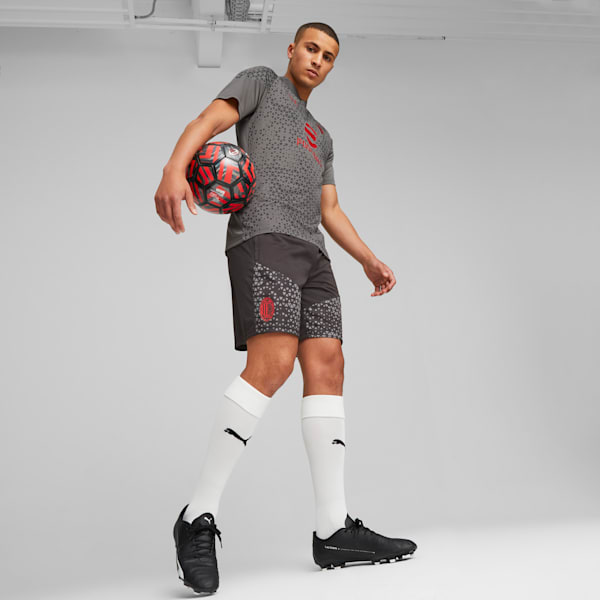 AC Milan Football Training Shorts, PUMA Black-Flat Medium Gray, extralarge-GBR