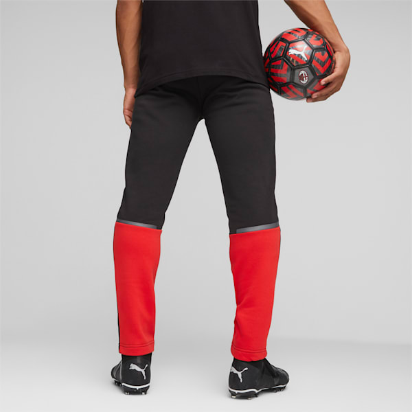 AC Milan Football Casuals Sweatpants, PUMA Black-For All Time Red, extralarge-GBR