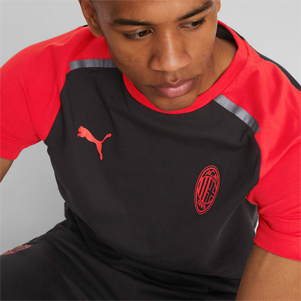 AC Milan Football Casuals Tee, PUMA Black-For All Time Red, extralarge-GBR