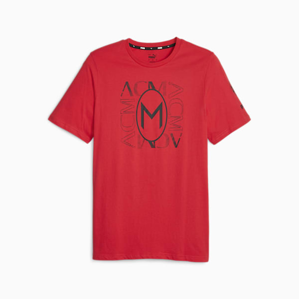 AC Milan FtblCore Graphic Tee, For All Time Red-PUMA Black, extralarge-GBR