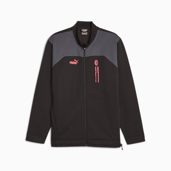 AC Milan FtblCulture Men's Track Jacket, PUMA Black-Strong Gray, extralarge-IND