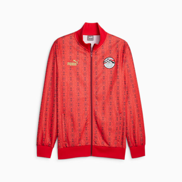 メンズ サッカー エジプト FTBLCULTURE トラックジャケット 裏起毛, PUMA Red, extralarge-JPN