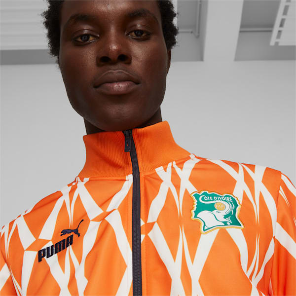 Ivory Coast FtblCulture Track Jacket Men, GOLDEN POPPY, extralarge-GBR