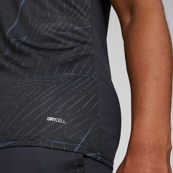 Manchester City Men's Prematch Jersey, Dark Navy-Hero Blue-Sunset Glow, extralarge