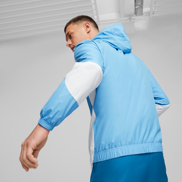 Manchester City Men's Prematch Anthem Jacket, Team Light Blue-PUMA White, extralarge-GBR