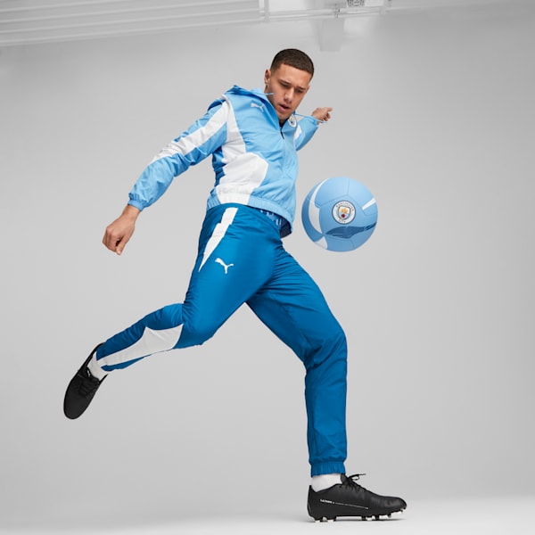 Manchester City Men's Prematch Anthem Jacket, Team Light Blue-PUMA White, extralarge-IND
