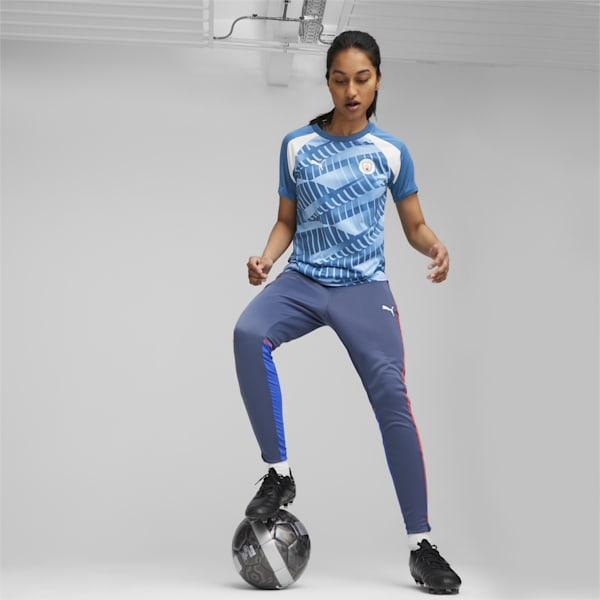 Manchester City Women's Prematch Jersey, Lake Blue-PUMA White, extralarge-GBR