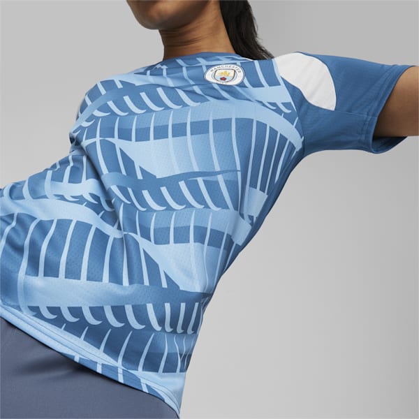 Manchester City Women's Prematch Jersey, Lake Blue-PUMA White, extralarge-GBR