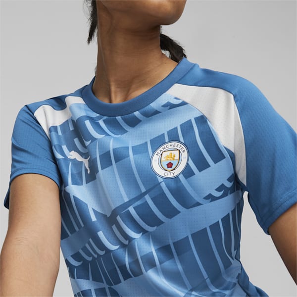 Manchester City Women's Prematch Jersey, Lake Blue-PUMA White, extralarge-GBR