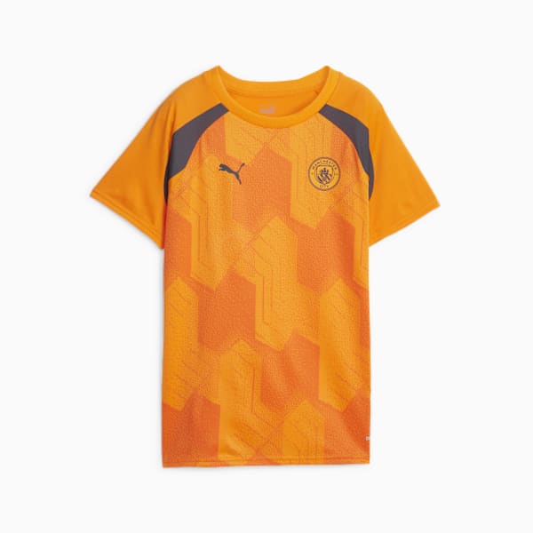 Manchester City Women's Pre-match Jersey, Orange Popsicle-Strong Gray, extralarge-GBR