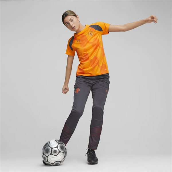 Manchester City Women's Pre-match Jersey, Orange Popsicle-Strong Gray, extralarge-GBR