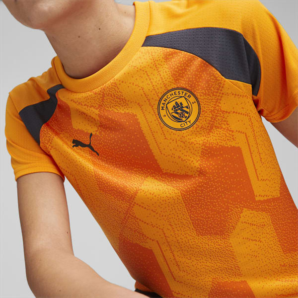 Manchester City Women's Pre-match Jersey, Orange Popsicle-Strong Gray, extralarge-GBR