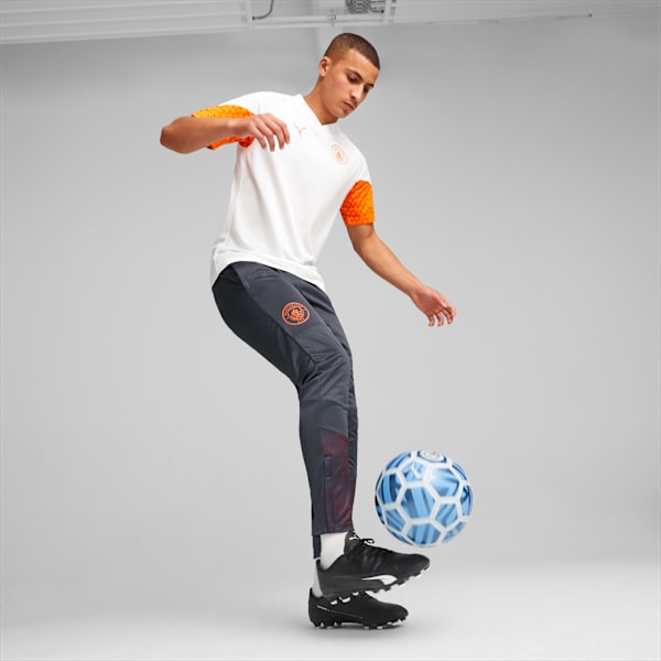 Manchester City Football Training Jersey, PUMA White-Orange Popsicle, extralarge-GBR