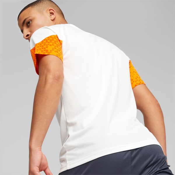 Manchester City Football Training Jersey, PUMA White-Orange Popsicle, extralarge-GBR