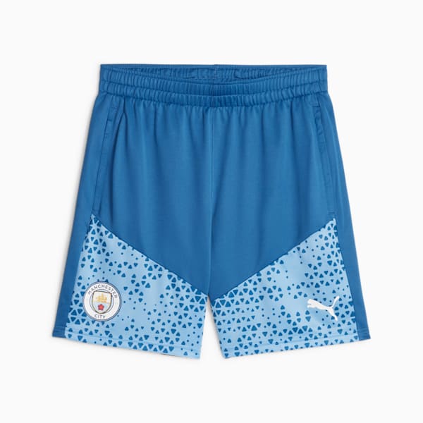 Short para entrenar de fútbol de Manchester City, Lake Blue-Team Light Blue, extralarge