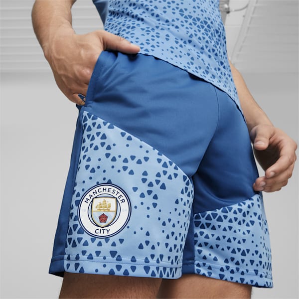 Short para entrenar de fútbol de Manchester City, Lake Blue-Team Light Blue, extralarge