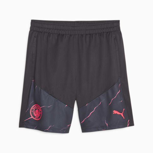 Manchester City Football Training Shorts, Dark Navy-Sunset Glow, extralarge-GBR