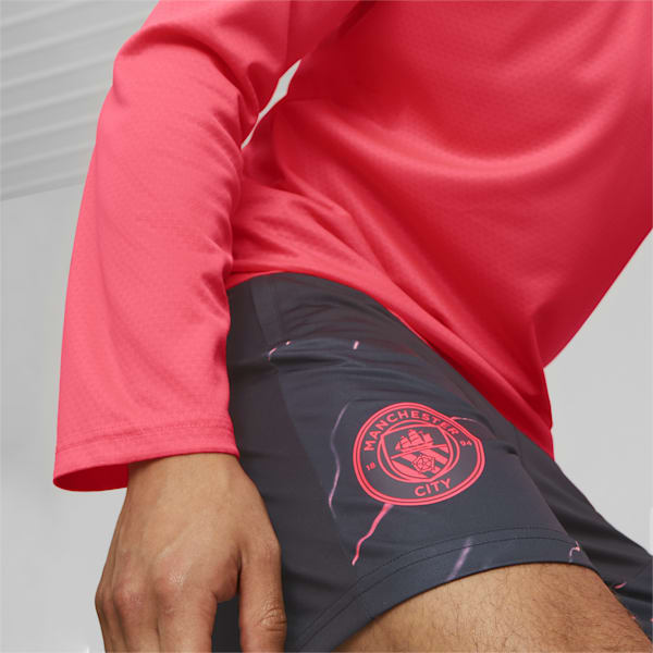 Manchester City Men's Football Training Shorts, Dark Navy-Sunset Glow, extralarge-IDN