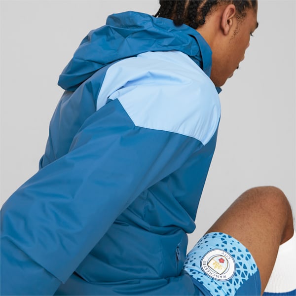 Manchester City Men's Training All-Weather Jacket, Lake Blue-Team Light Blue, extralarge-GBR