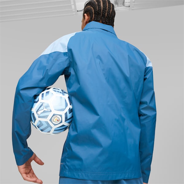メンズ マンチェスター シティFC 2023-24 トレーニング オールウェザー ジャケット, Lake Blue-Team Light Blue, extralarge-JPN