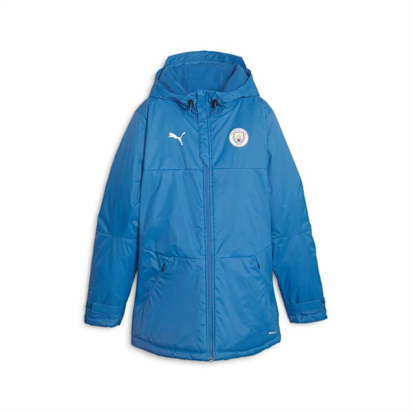 Manchester City Women's Winter Jacket, Lake Blue, extralarge-GBR