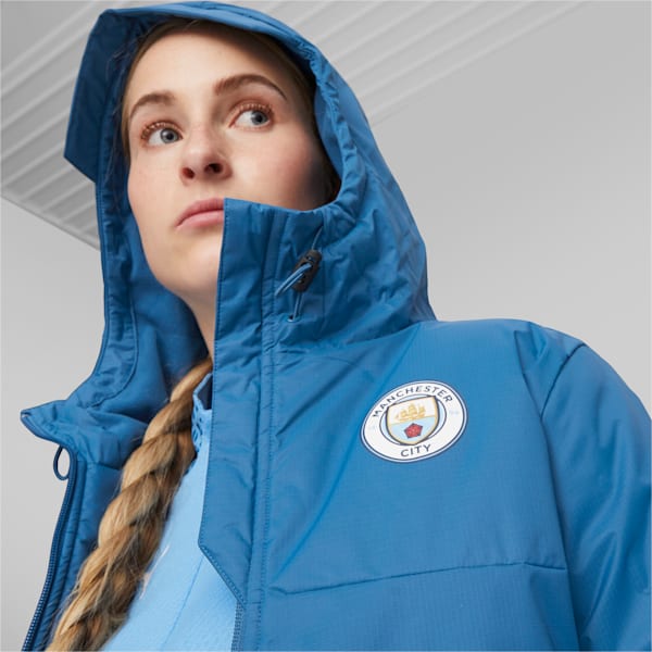 Manchester City Women's Winter Jacket, Lake Blue, extralarge-GBR
