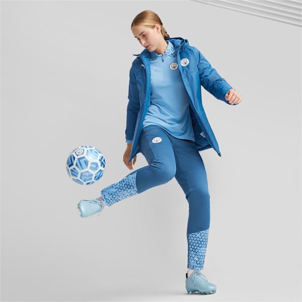 Manchester City Women's Winter Jacket, Lake Blue, extralarge-GBR