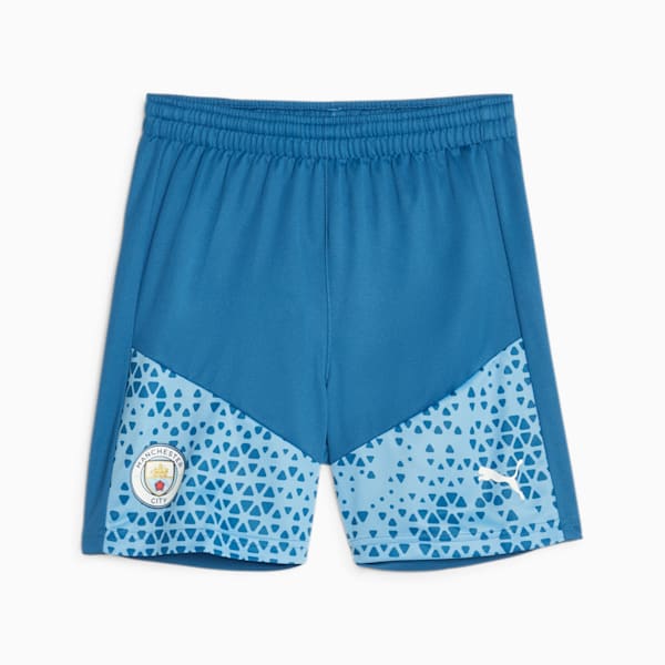 Manchester City Youth Pro Training Shorts, Lake Blue-Team Light Blue, extralarge-GBR