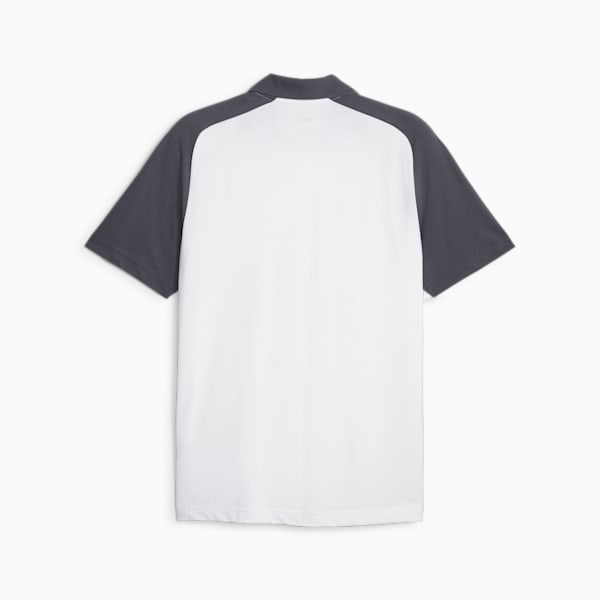 メンズ マンチェスター シティFC カジュアル 半袖 ポロシャツ, PUMA White-Strong Gray, extralarge-JPN